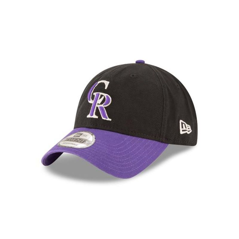 MLB Colorado Rockies Core Classic Alt 9Twenty Adjustable (DMZ0559) - Purple New Era Caps